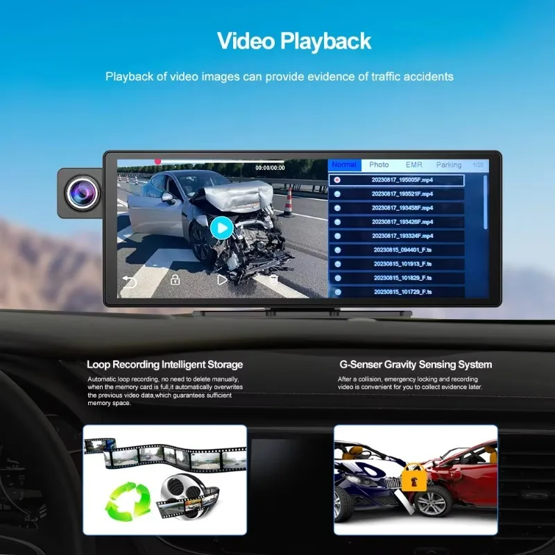 Portable 3 Channels Carplay Screen 10 Inch Suit for All Car Waterproof Car Multimedia Bluetooth CarPlay Touch Screen Car Radio