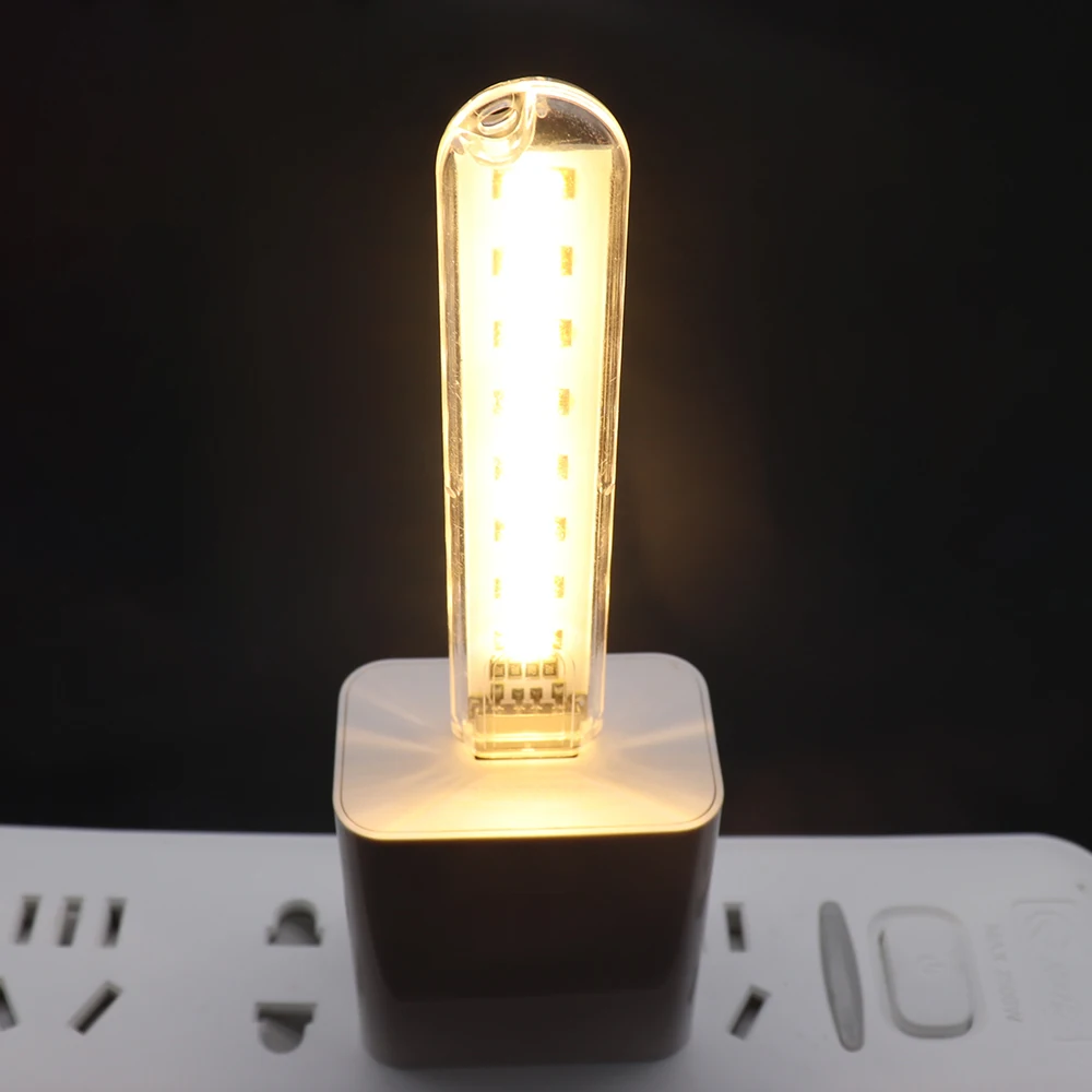 Mini USB Gadget LED light Book lights 8 LEDs 5730 SMD For PC Laptops Notebook Mobile Power Charger Reading bulb
