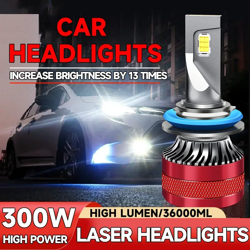 

ZTZPIE 6000K HB3 HB4 9005 9006 H1 H7 H4 H11 Bulb Led Lamp CSP 3570 Chips Car Headlight Light 300W 36000LM Fog Lights Lamps