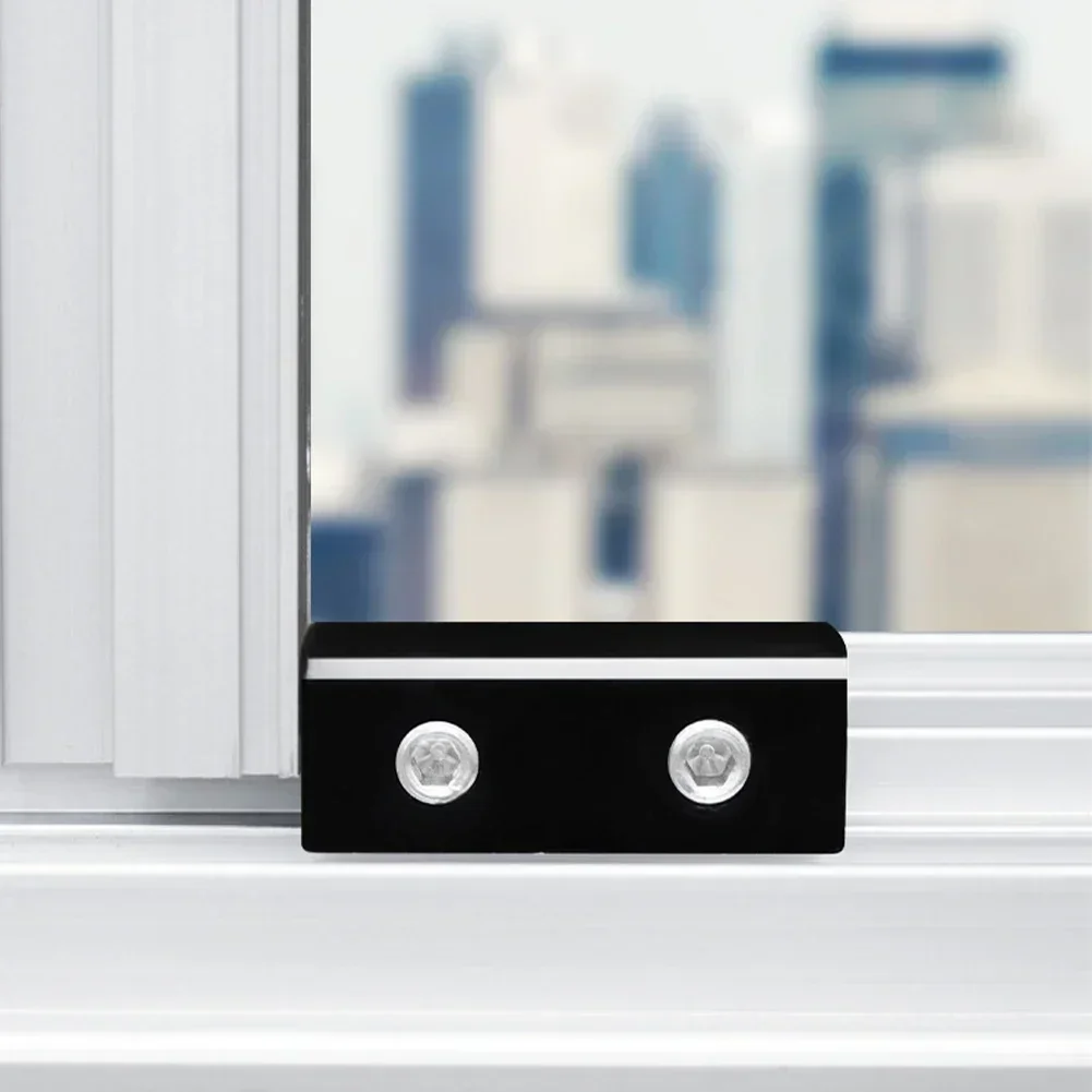 Aluminium Adjustable Alloy Window Lock Door Screen Window Safety Lock Stopper Sliding Window Lock Home Anti-theft Security Lock
