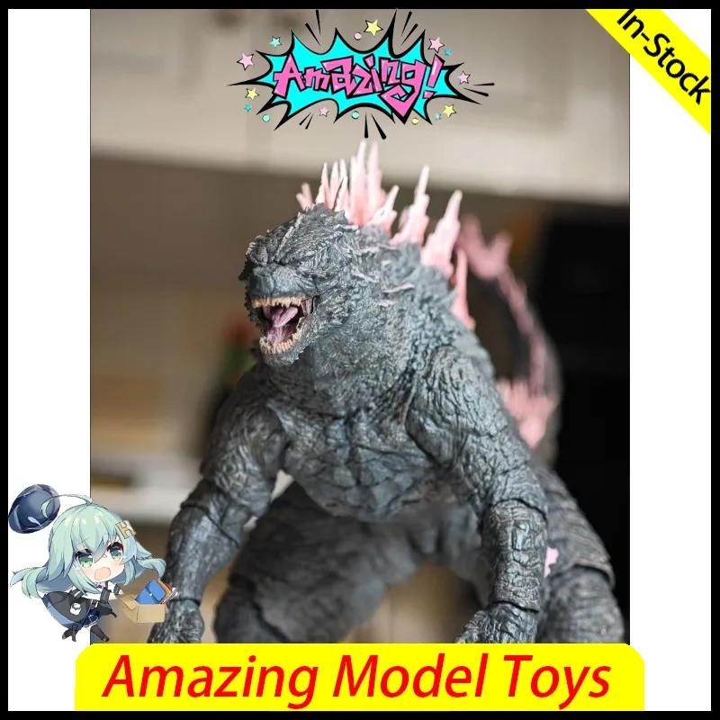 

18CM HIYA Godzilla x Kong The New Empire Godzilla Evolved Ver. Action Figure Model Toys Gifts Collection Exquisite Basic Series