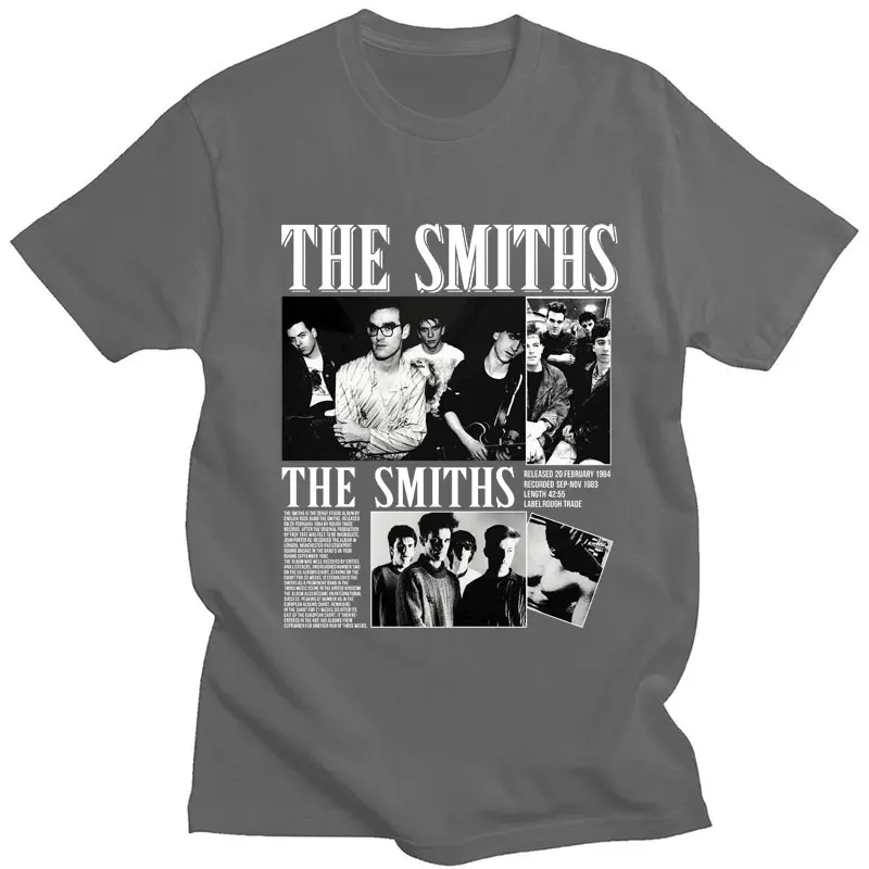 The Smiths The Queen Is Dead T Shirts Morrissey Marr Punk Vintage Hip Hop Harajuku T Shirt Men Women Cotton Oversized Streetwear