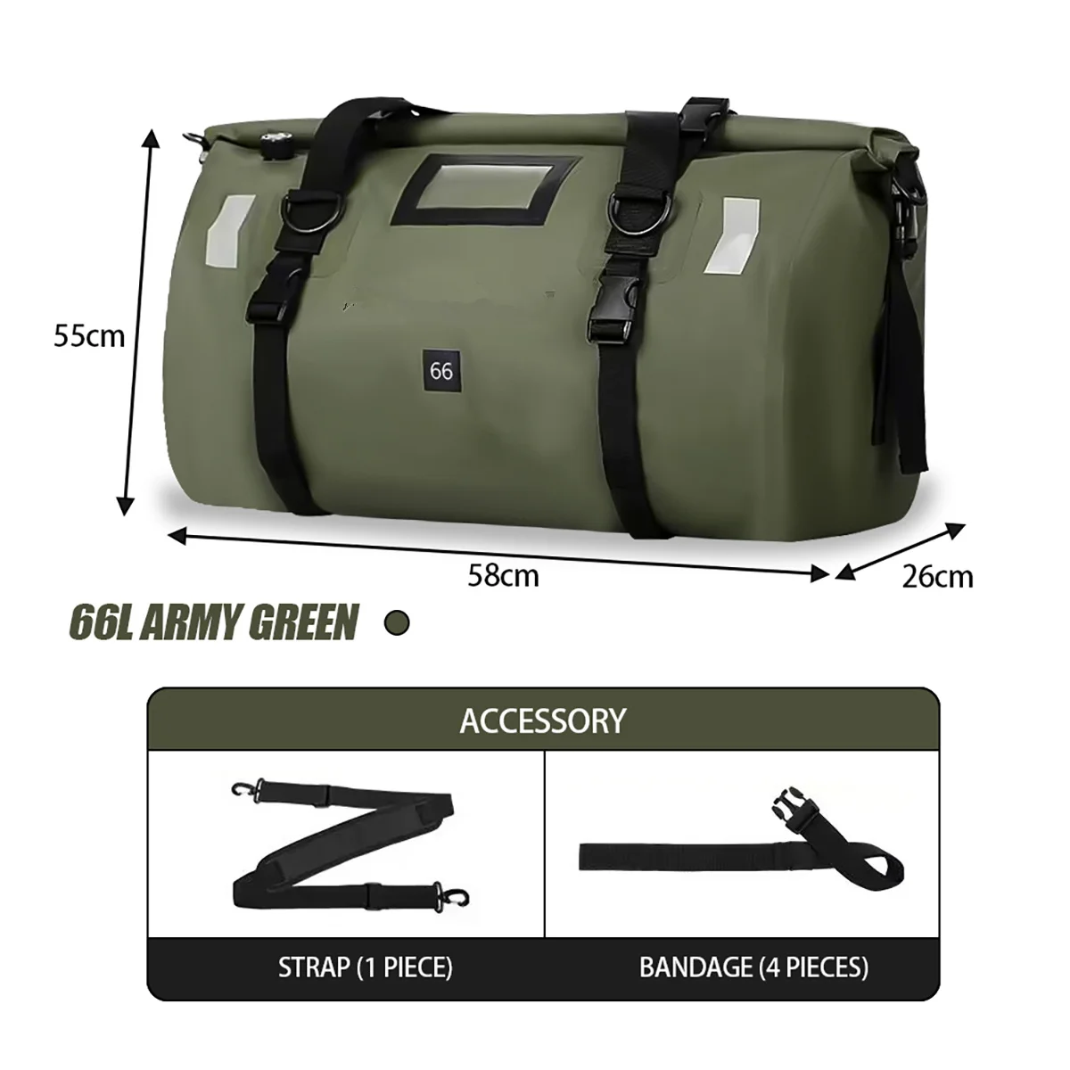 SOYAVISION Universal Motorrad Wasserdichte Schwanz Taschen Rücksitz Taschen Radfahren Camping Reisetasche Motorrad Roller Sport Gepäck Pack 66L 40L 10
