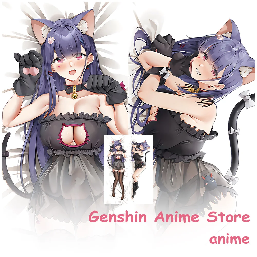 

Наволочка для подушки-дакимакуры с мультяшным принтом Nyami, двусторонняя, в натуральную величину, высококачественная, 2-сторонняя, 50x150, подарки для отаку