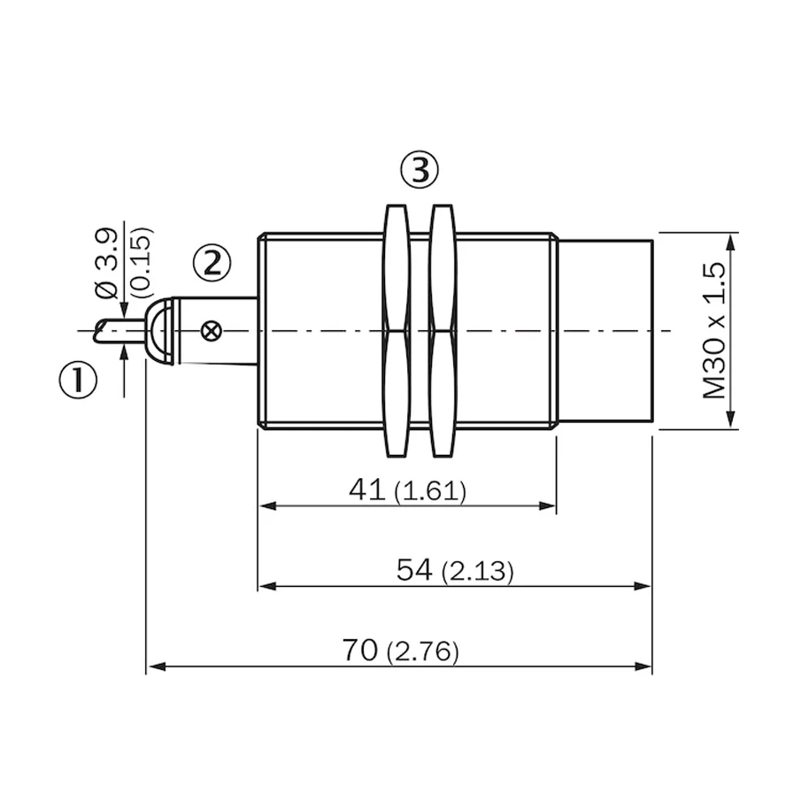 جديد الأصلي IME30-38NNSZW2S 1071307 القرب التبديل الاستشعار أدوات الحدائق اكسسوارات Voiture اكسسوارات السيارات #2
