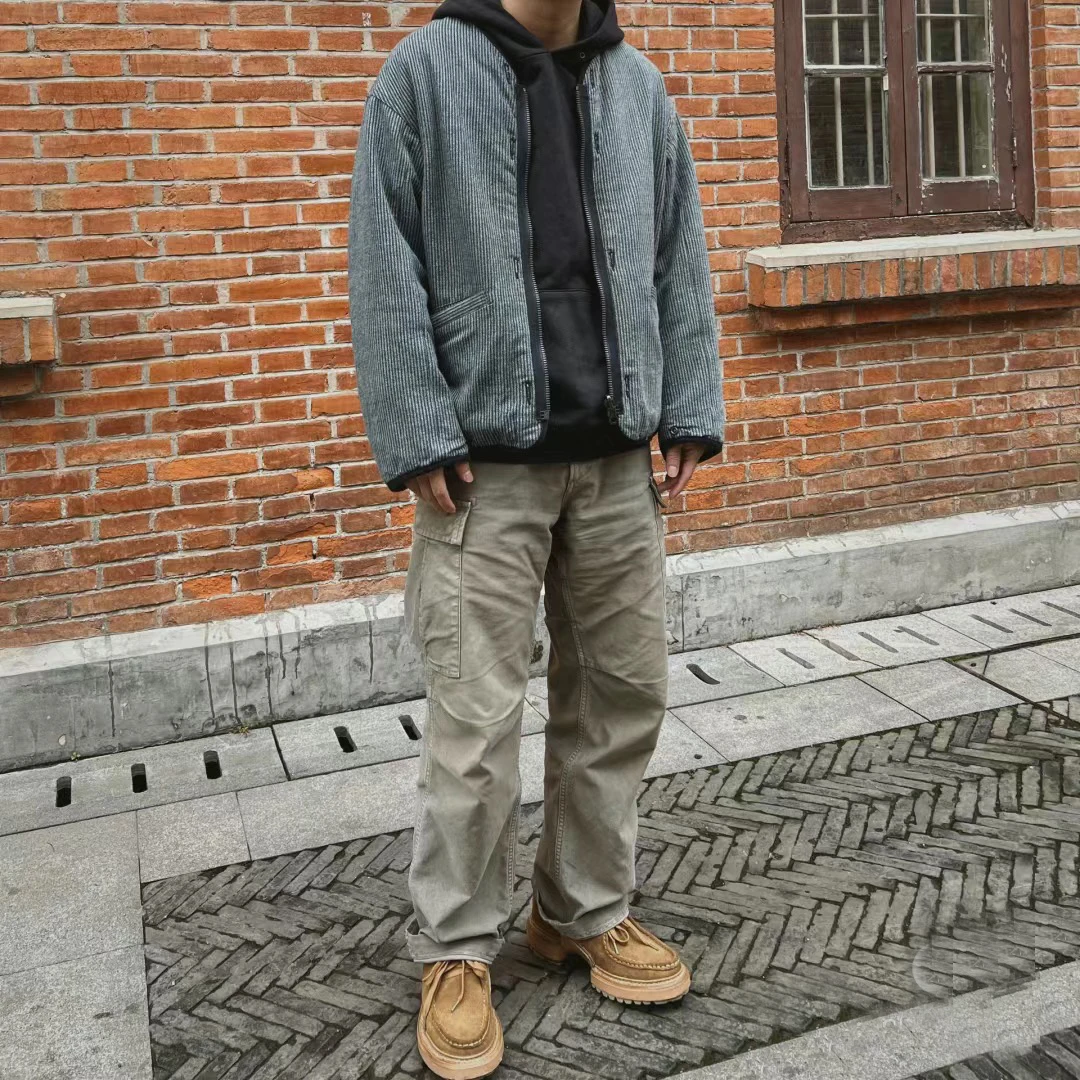 

Visvim 19AW Military Wind Washed Workwear Pants Large Pocket Multi Pocket Casual Long Trousers Straight Leg Organic Cotton
