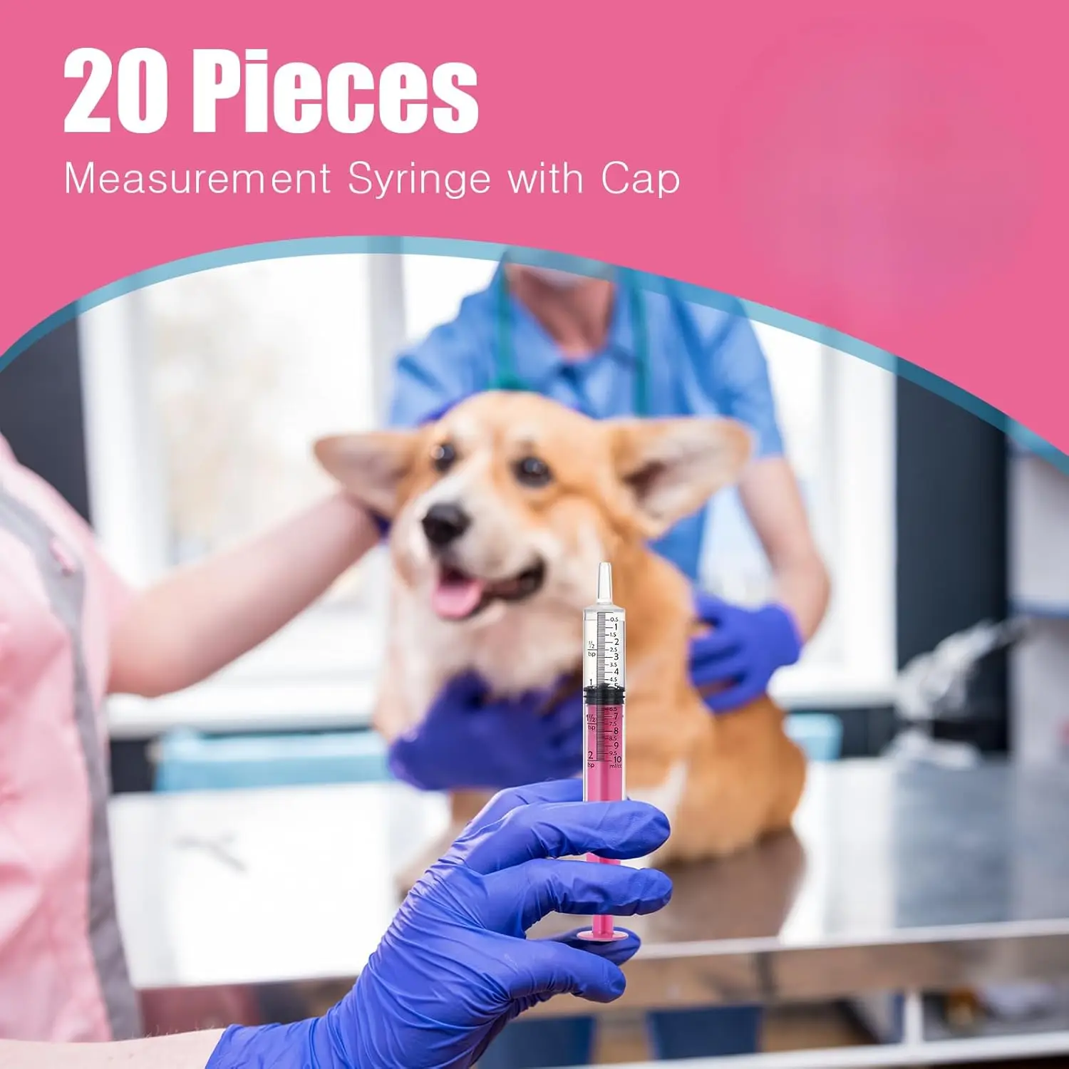 Jeringas de plástico de 20 piezas, 10ml, con tapa, recarga de líquido sin aguja, herramientas dispensadoras de medición, alimentación de mascotas sellada individualmente