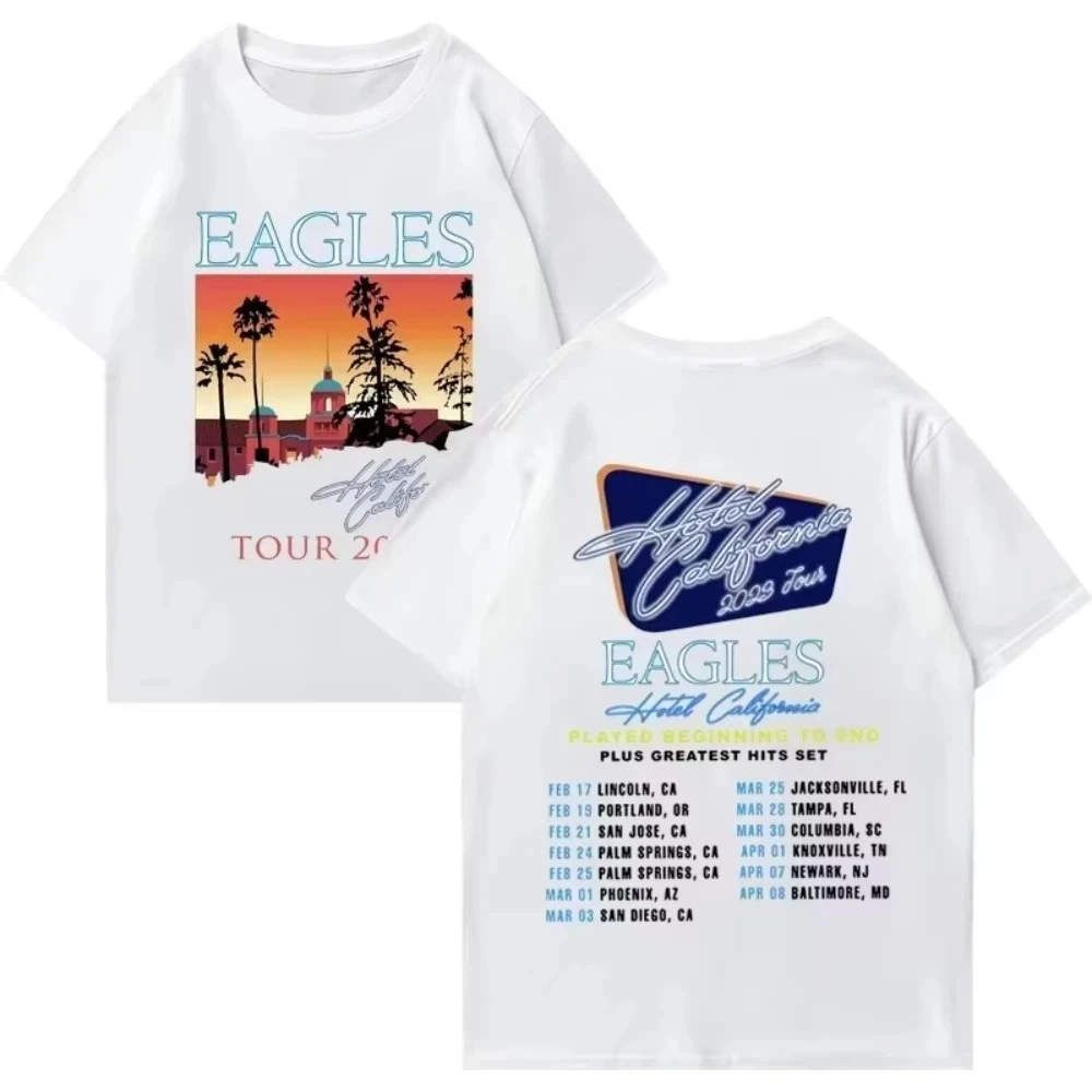 New 2026 American Eagles Rock New Group Band Music Classic 3D Printed T-shirt Shirt unisex streetwear Retro Top Clothing