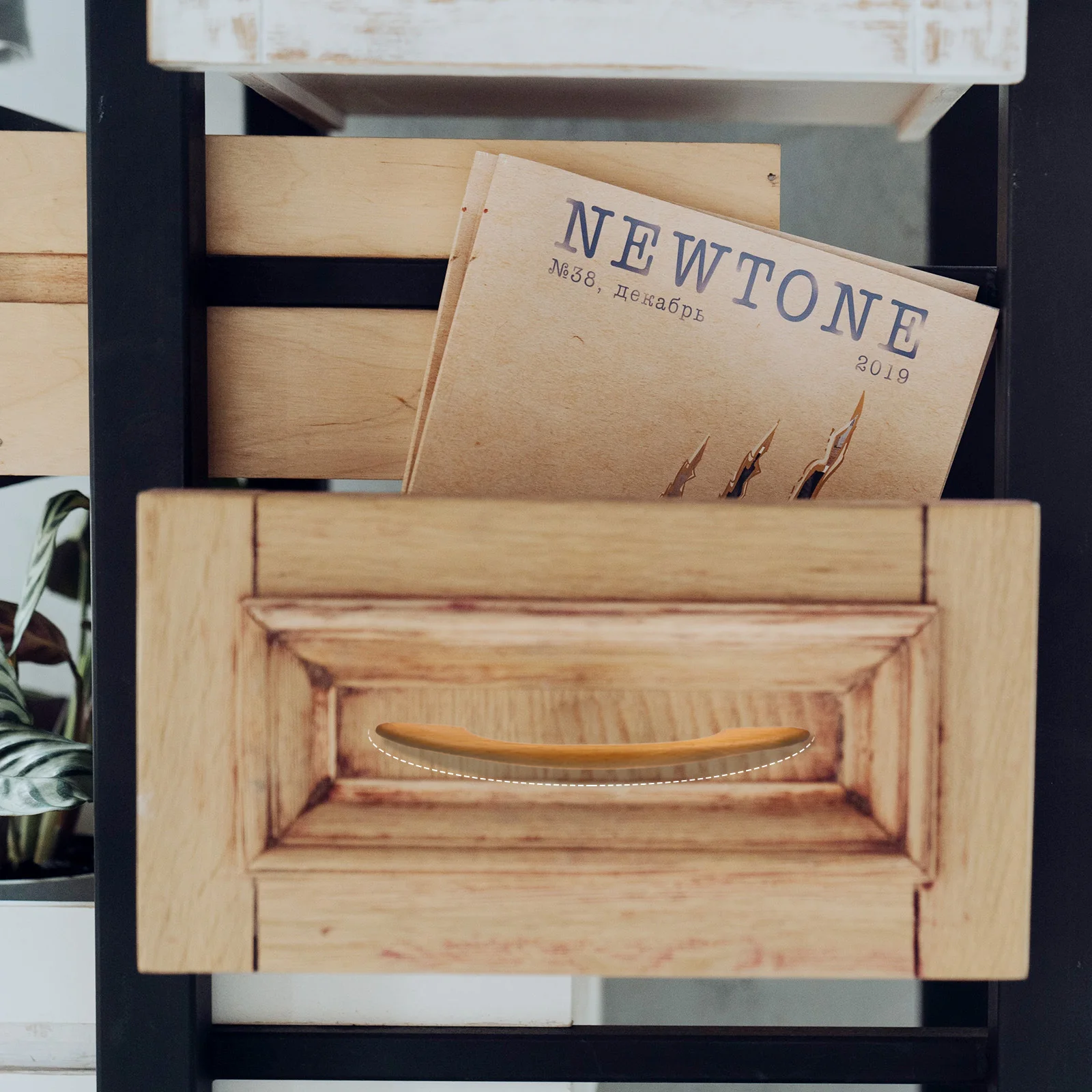 

5Pcs Wooden Door Handles Simple Fashion Cabinet Drawer Knobs Household Furniture Decorative Accessories Nordic Style