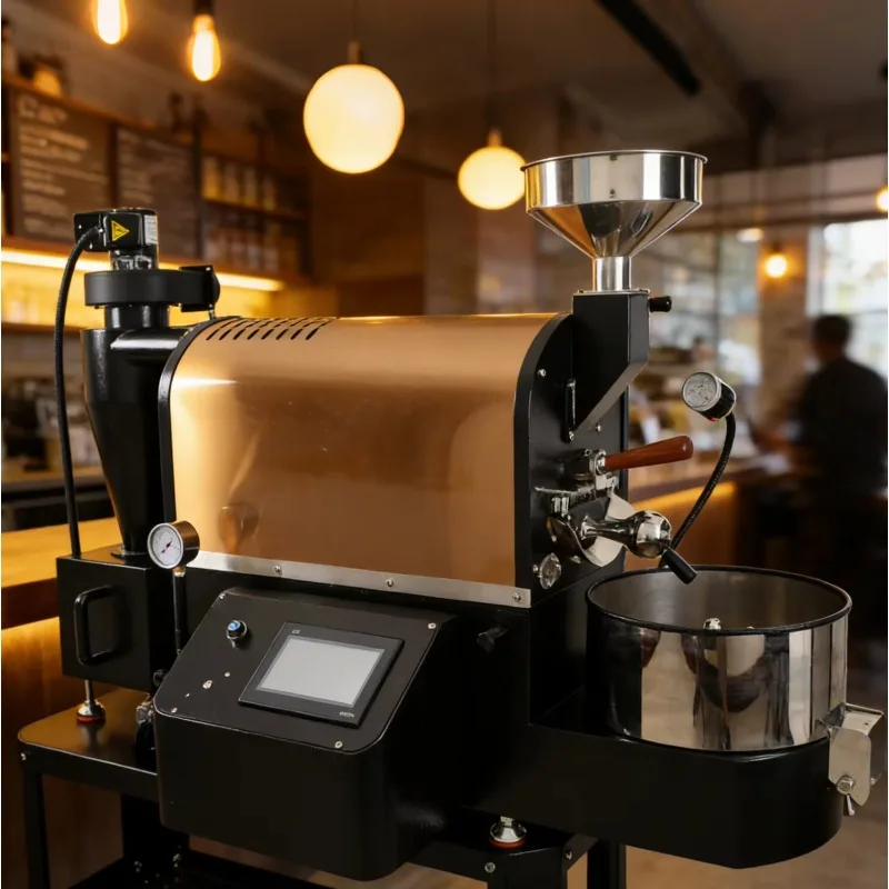 Customized Classic Touchscreen Coffee Roaster 1kg 2kg Coffee Bean Roasting Equipment For Home And Commercial