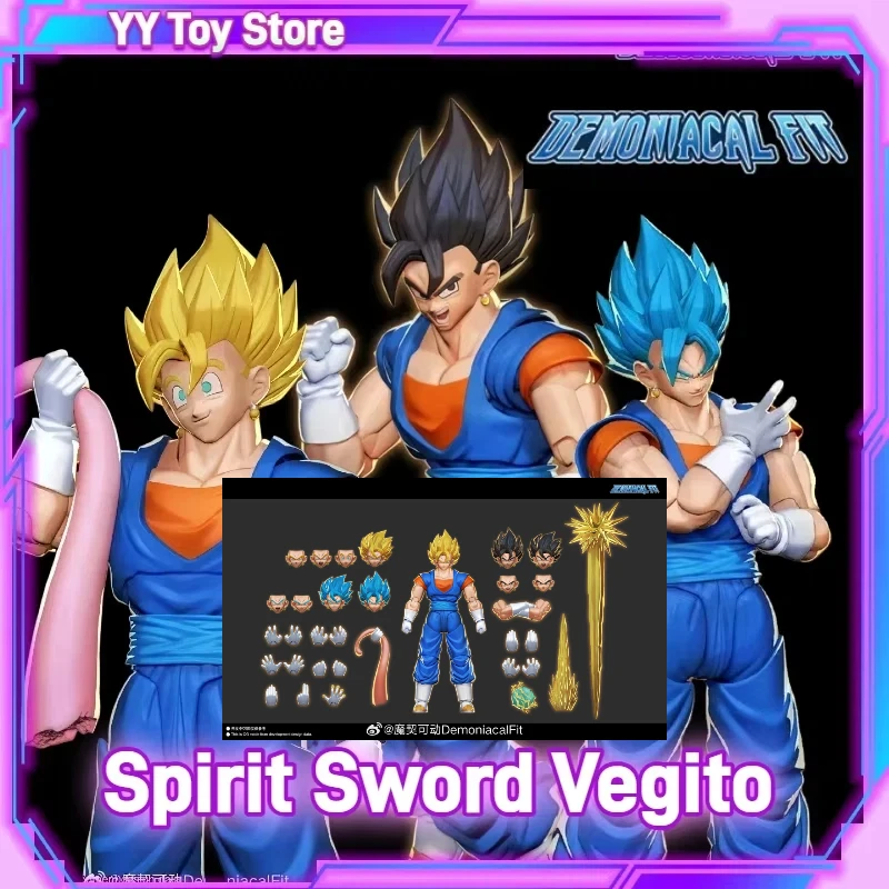 

Demoniacal Fit Dragon Ball Super Saiyan Spirit Sword Vegito Articulated Action Figure Model Statue Toy Gift