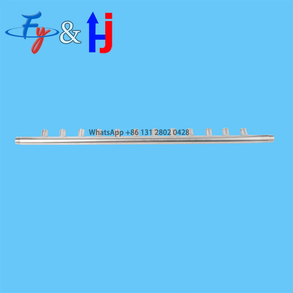 Stainless Steel 70cm High-Quality Blowing Nozzle Rod with 12 Nozzle Seats, 12 Flat Spray Nozzles