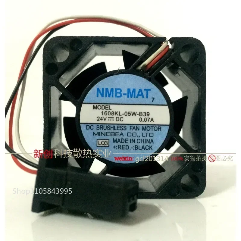 for Original NMB1608KL-05W-B39 24V 0.08A 0.07A FANUC Plug Dedicated Cooling Fan