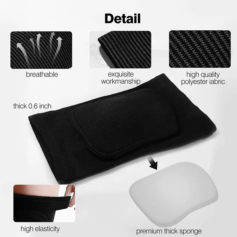 WorthWhile Dancing Knee Pads For Volleyball Yoga Women Kids Men Patella Brace Support EVA Kneepad Fitness Protector Work Gear
