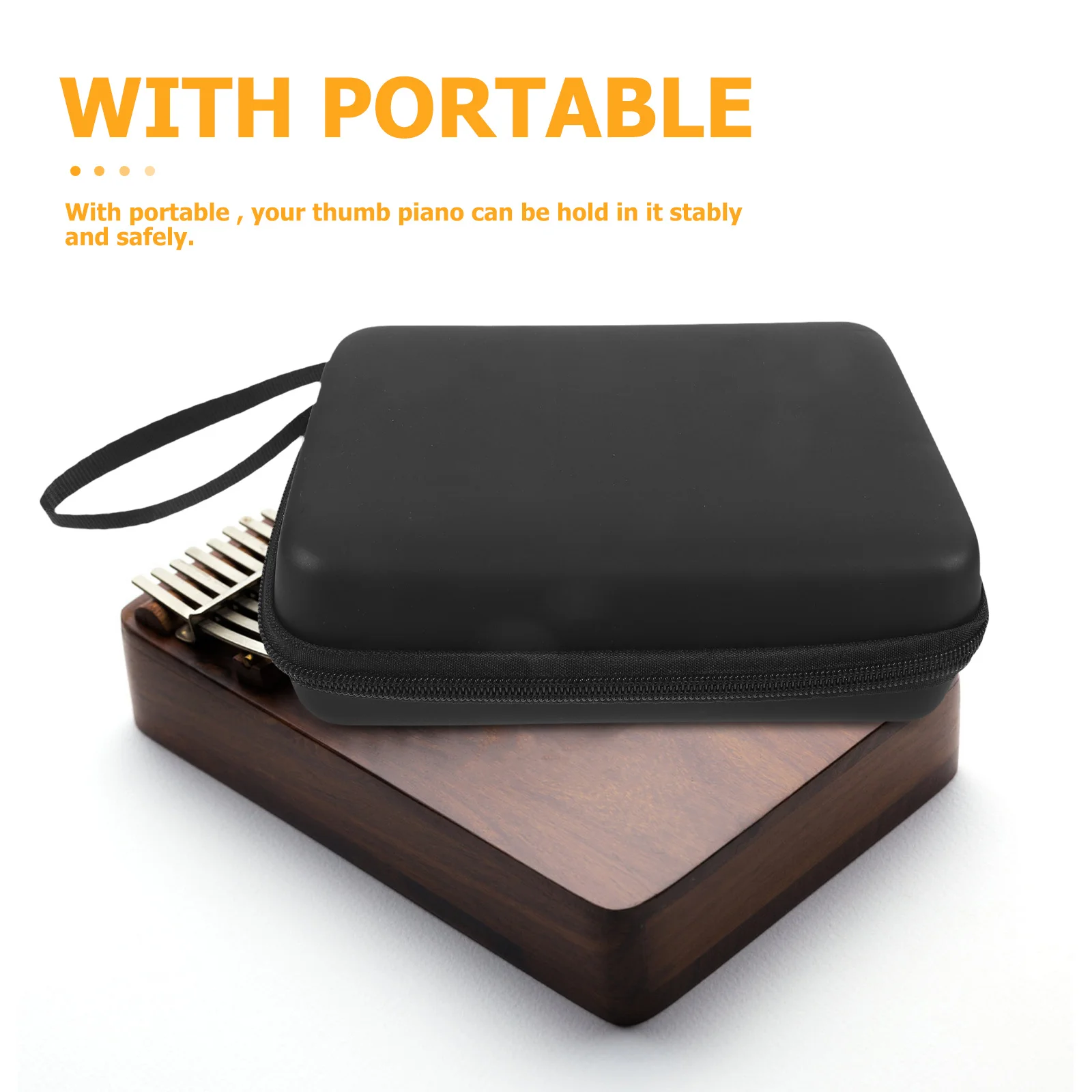 Étui pour Kalimba pour Piano à pouce, 1 pièce, support de rangement de protection Portable, accessoire d'instrument de musique Durable, fournitures Kalimba
