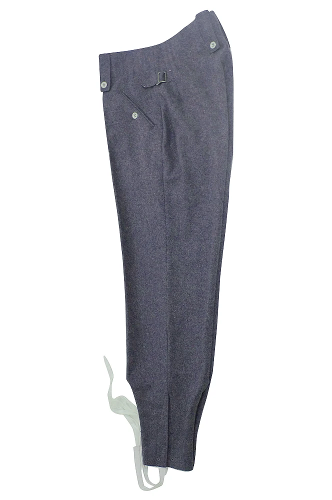 GUWF-004 WWII German M43 Luftwaffe blue grey wool trousers keilhosen