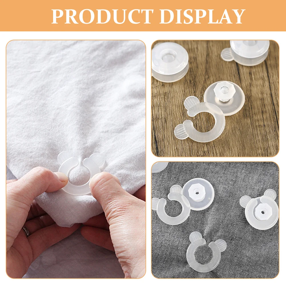 

Bed Quilt Clips Non-Slip Fixing Clamps For Sheets Sofa Mats Windproof Quilt Fixers Bedsheet Clip Sealing Clamp