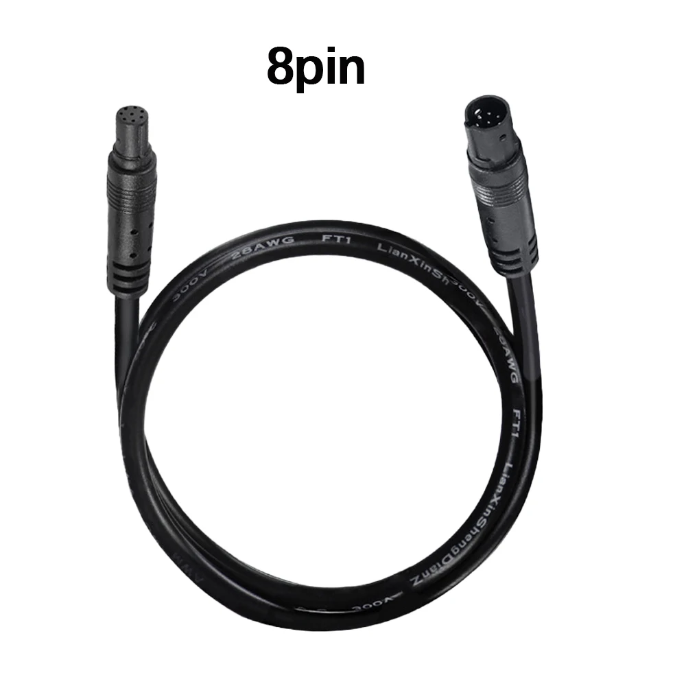 1 Stück 4/5/6/8-poliges Verlängerungskabel für Autokameras, Stecker auf Buchse, 1 m, 2 m, 3 m, Kabelsatz für die Videoverbindung der Rückfahrkamera. – Detail 10