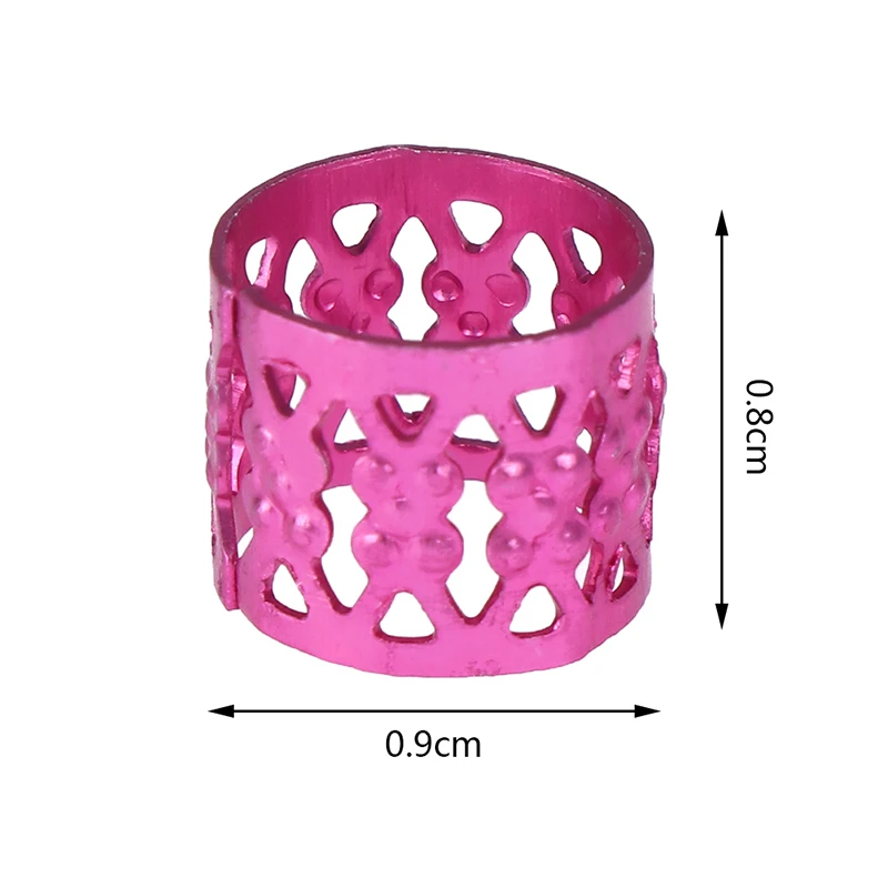 100x DIY Dreadlock Beads Adjustable Hair Braid Rings Cuff Clips Wholesale Kids