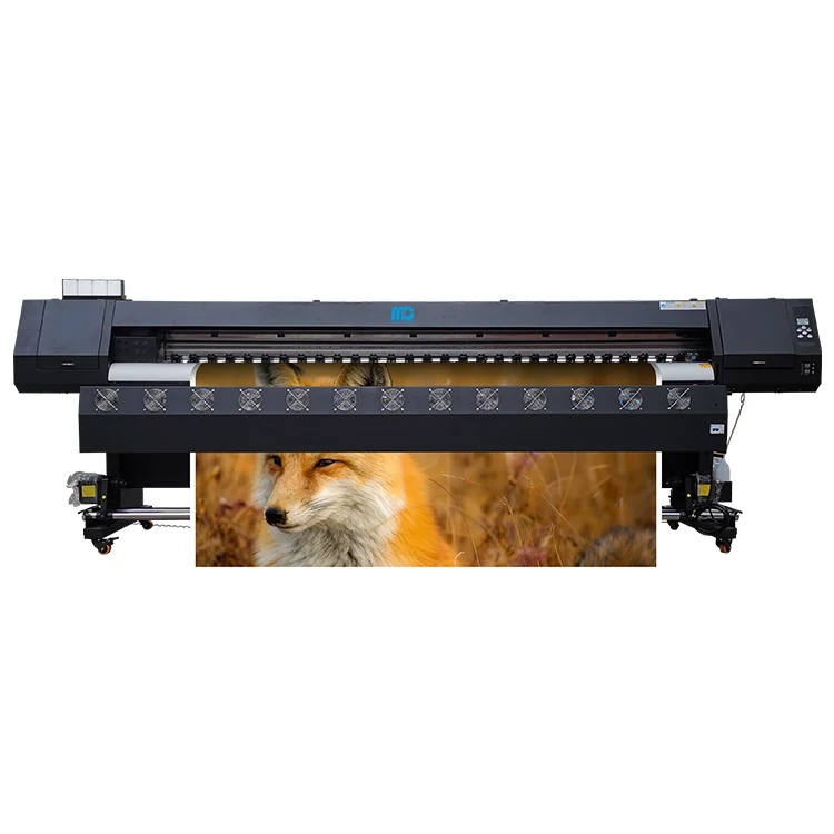Large Format Eco Solvent 10ft 3.2m  Printer Tarpaulin Plotter Printer 3d Wall Photo Sticker Printing Machine