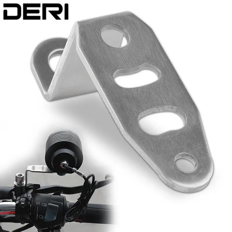 

Держатель для выхлопной трубы мотоцикла, Z-образный кронштейн, ручной держатель, из нержавеющей стали, универсальный зажим для мотоциклетной лампы