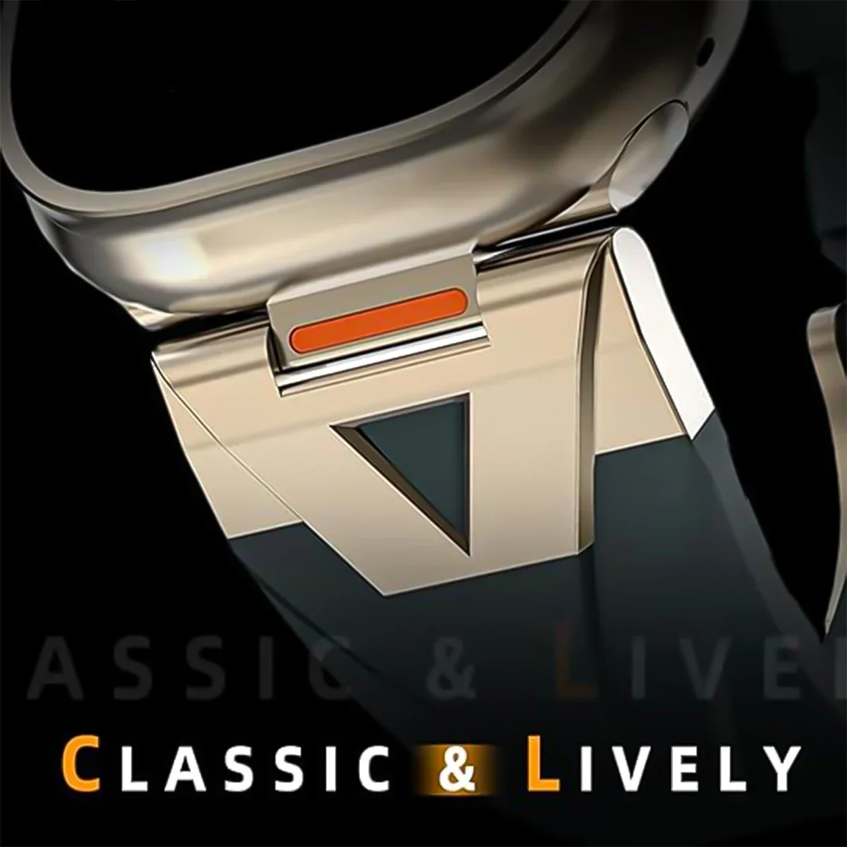 Sportband voor Apple Watch Ultra 2 10 9 8 7 6 SE 5 4 Zachte siliconen titanium armbandriem voor iWatch 42 mm 44 mm 45 mm 46 mm 49 mm