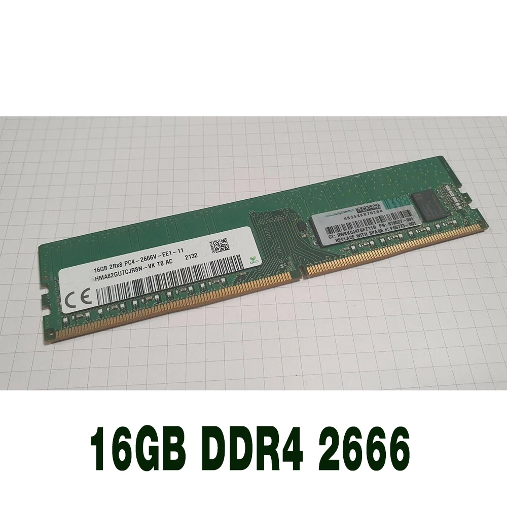 1 pcs RAM 879507-B21 879527-091 P06773-001 ECC Server Memory 16GB DDR4 2666