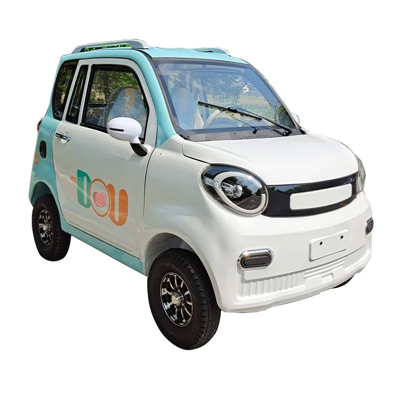 

Automobile household four-wheel electric 1000W fully enclosed electric vehicle round steering wheel handle type