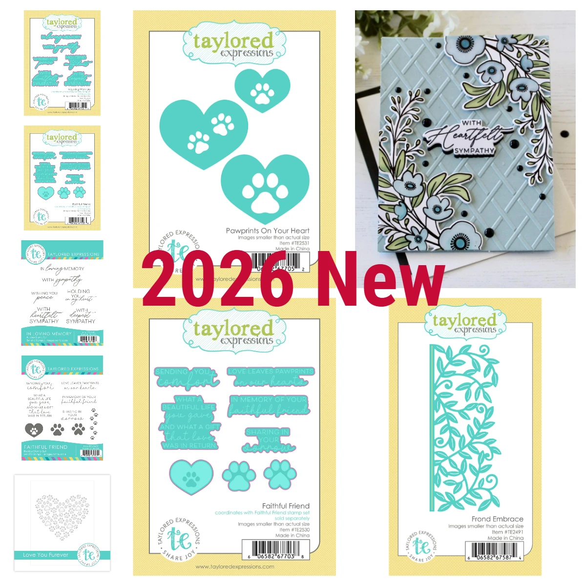 

Pawprints On Your Heart Die 2026 New Metal Cutting Dies Stamps Stencil Cut DIY Scrapbooking Paper Craft Handmade Album