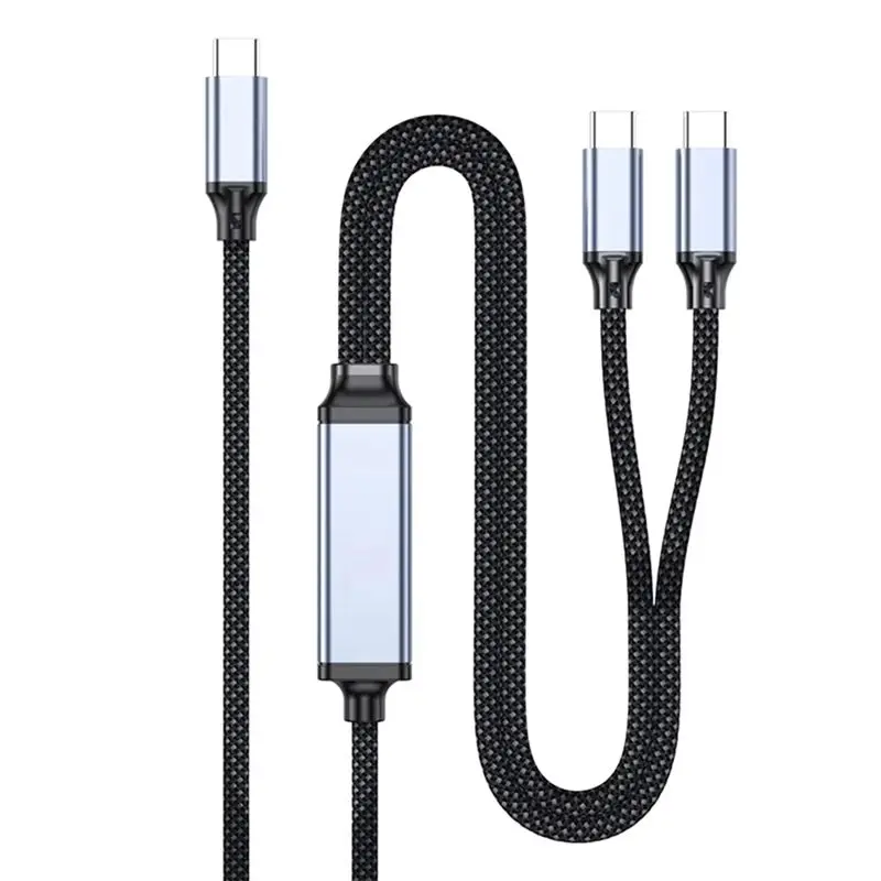 

Кабель USB-C 2-в-1 ABKI с быстрой зарядкой PD 100W для разветвителя питания 17-портового типа