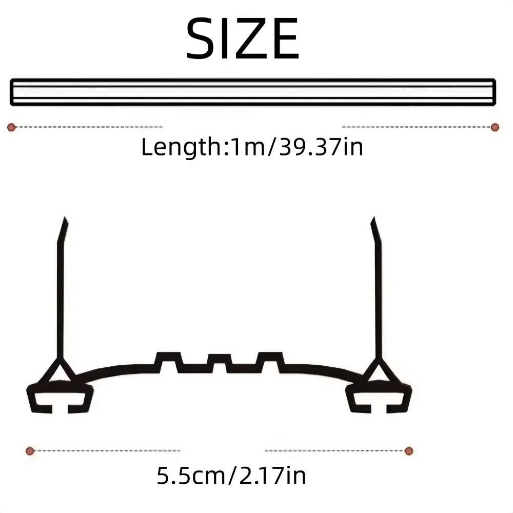 1PC Door Gap Sealing Strip with Broom - Detachable Adhesive Door Bottom Dust, Sound Insulation, Insect Proof Baffle