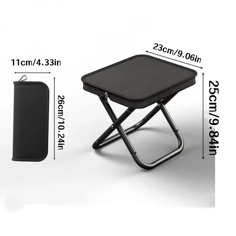 1-Piece Travel Pen Case Fishing Stool for Queuing in Subway and High-Speed Rail, Folding Stool, Camping Folding Chair, Portable Camping Chair, Outdoor Essentials