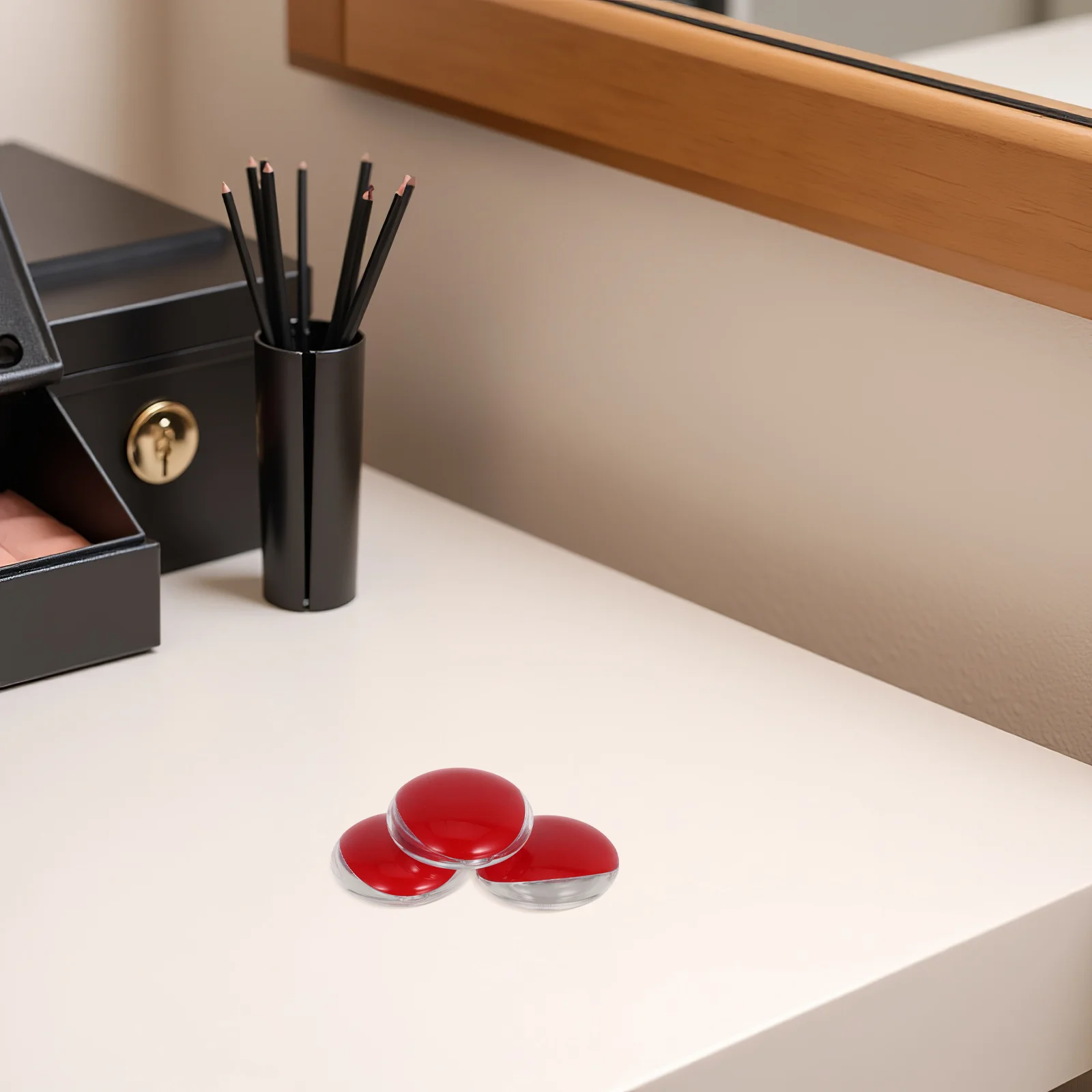 Caja de maquillaje recargable con espejo, estuche compacto, organizador de pestañas, soporte para pestañas, almacenamiento de colorete en polvo, estuche de maquillaje portátil de viaje, 3 uds.