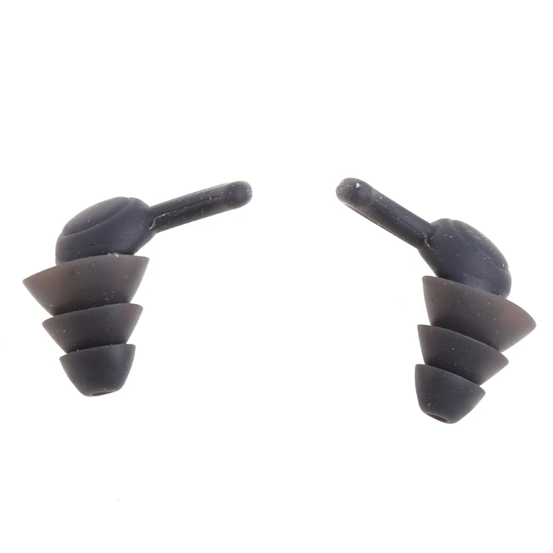 E9LB 1 Paar 3-Schicht-Silikon-Ohrstöpsel In-Ear-Fit-Ohrstöpsel zur Geräuschreduzierung für Kinder und Erwachsene