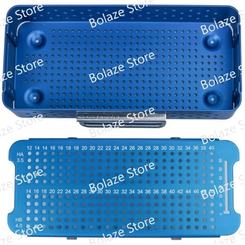 Guaranteed Quality  3.5/4.0 Screw Sterilization Box for Small Fragment Plates Surgery Orthopedic Surgical Instruments