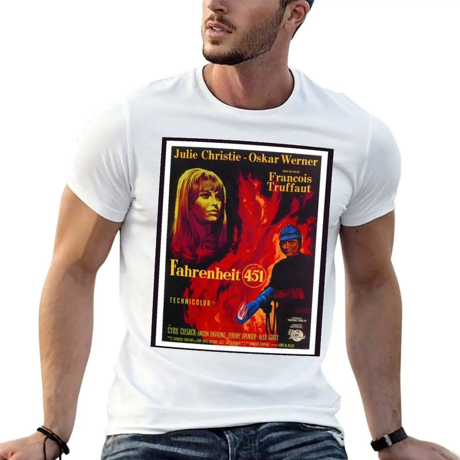 

Fahrenheit 451 T-Shirt man t shirts high quality luxury brand funny t shirts cotton man t shirt cotton high quality T-Shirt