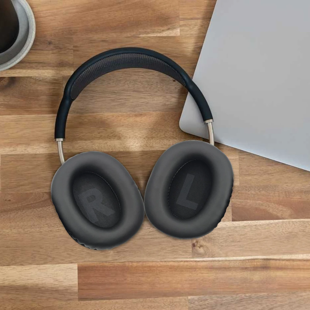 1 쌍 교체 용 이어 쿠션 커버 Corsair HS80 RGB 헤드폰 용 고밀도 소음 차단 폼 헤드셋 이어 쿠션