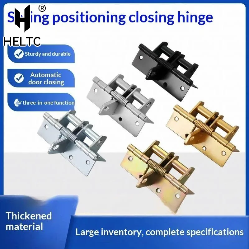 New 3 In 1 Heavy Duty Automatic Door Closer,Spring Hinges,90 Degree Positioning Door Stopper For Commercial/Residential Doors