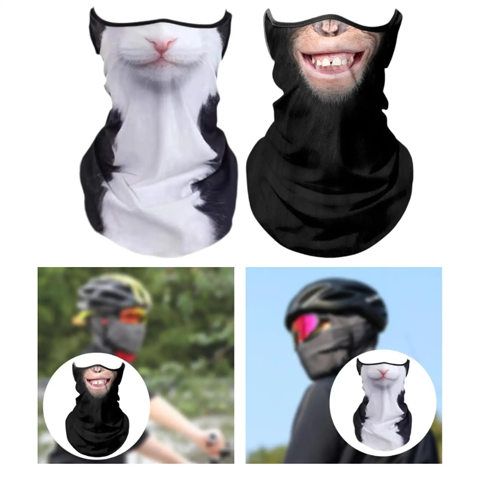 

Bandana Scarf Face Cover with Ear Hanging for Running Biking Riding Fishing