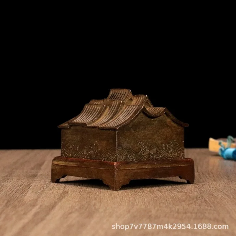 Brass alloy craft house incense burner home decoration ornament