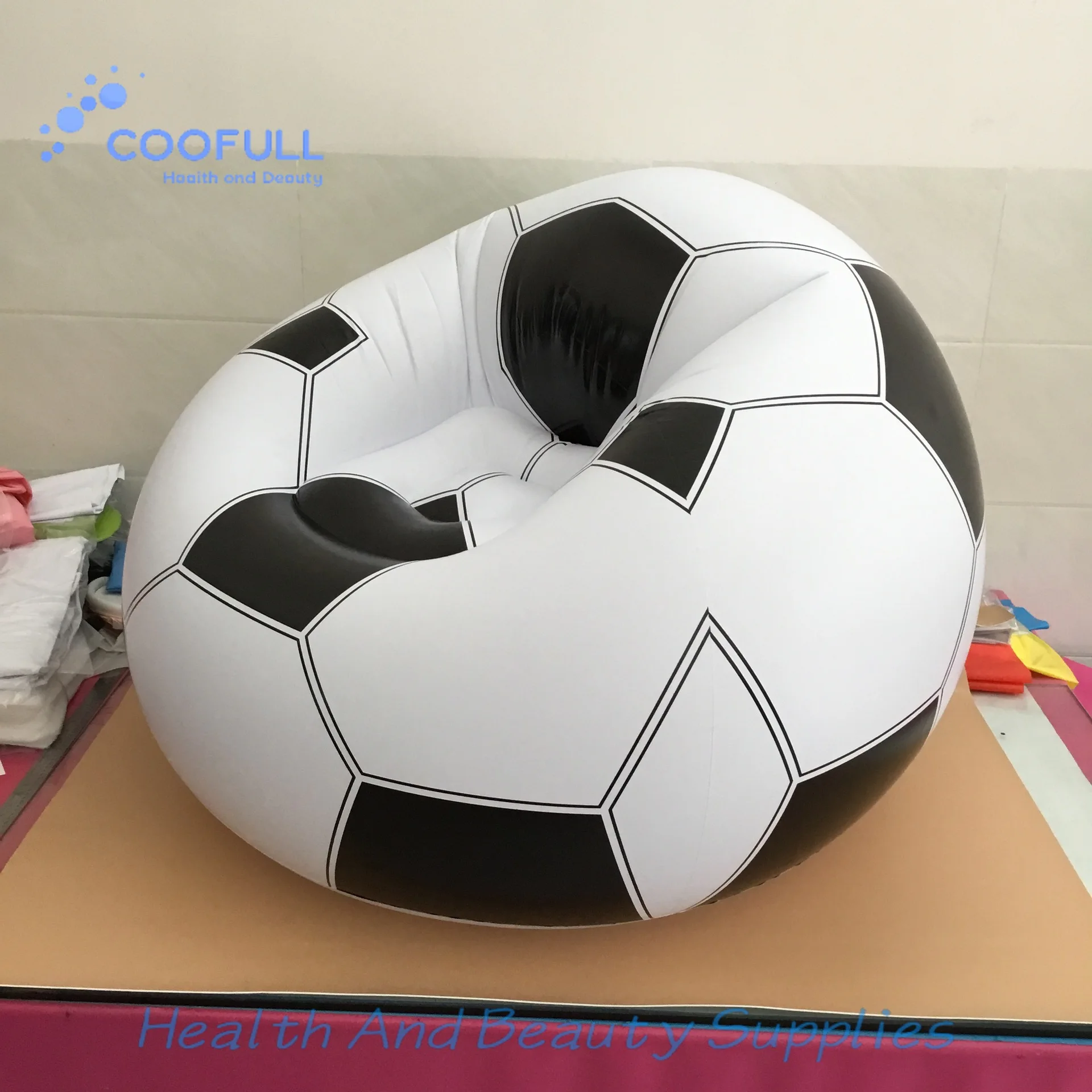 Coofull 2026 NEW KJ 2026 Popular Factory's Price Portable Football Outdoor Sofa Pvc Sofa Chair Inflatable Sofa Couch