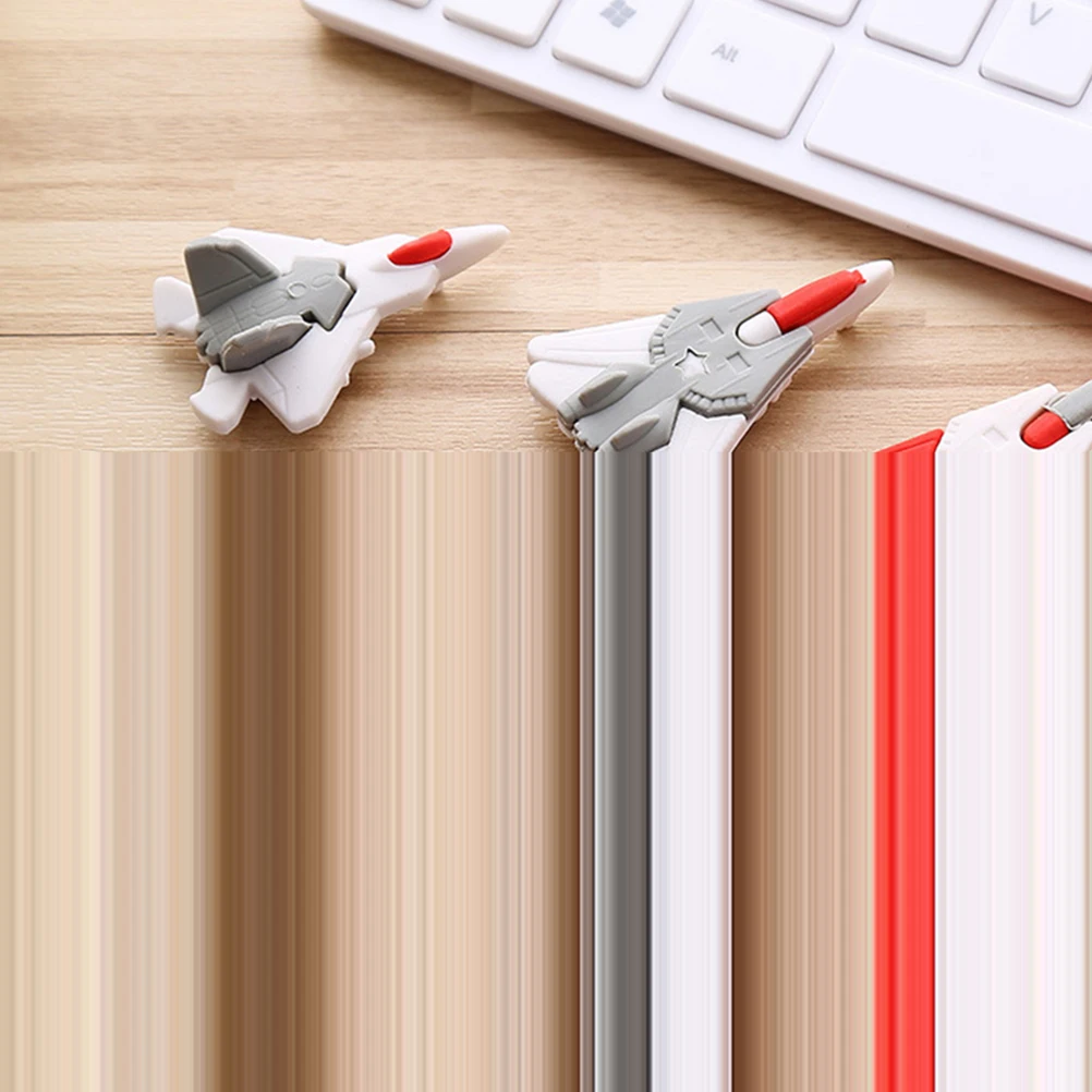 

48 Pcs Cartoon Airplane Eraser Safe Environmental Cute Shaped Bulk Fun Students Kids Activities Prizes Mini Small