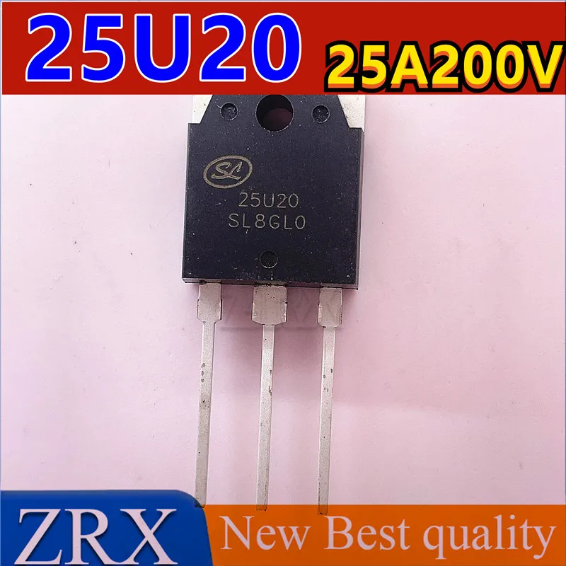 5Pcs/Lot New original 25U20 inverter welding machine rectifier tube fast recovery rectifier 200V 25A