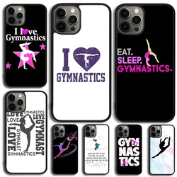 Love Gymnastics Phone Case For iPhone 17 Air 16 15 14 13 12 11 Pro Max Plus Max Cover Shell coque