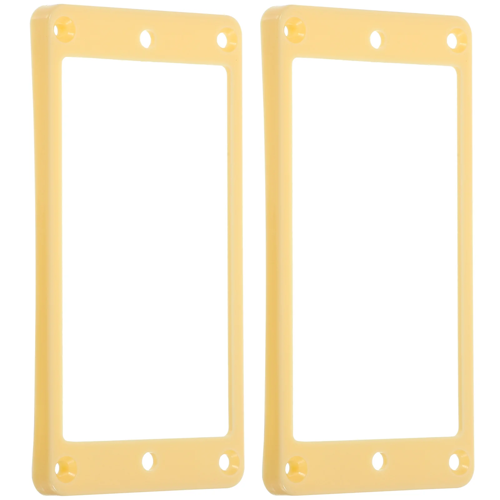 

2 Pcs Electric Guitar Pickup Frame Protective Frames for Plastic Replacement Part Cover