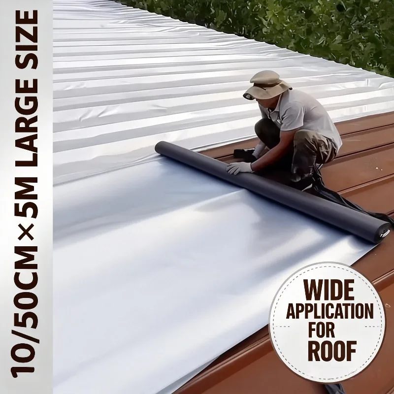 

Self Adhesive Waterproof Sealing Strip Ideal for Repairing Cracks on Roofs Durable Roof Repair Tape PE Material Fix Tool Tapes