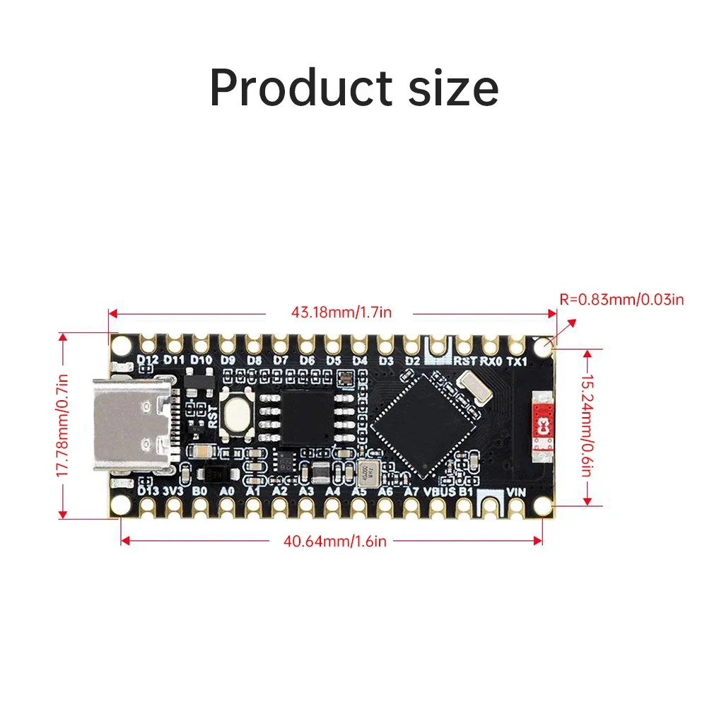 

ESP32-S3 Nano WiFi Bluetooth-совместимая макетная плата Модуль IoT ESP32-S3R8 240 МГц Электронный комплект Arduino