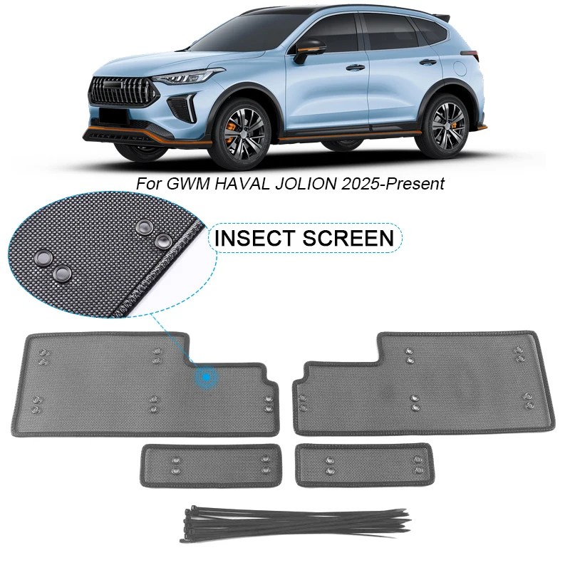 Car Insect-proof Air Inlet Protect Cover Airin Insert Vent Racing Grill Filter Net Accessory For GWM HAVAL JOLION 2025-Present