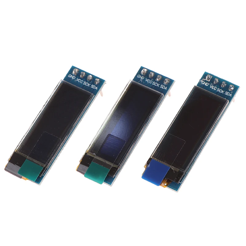 1Pc 0.91 Inch OLED Display Module White/blue OLED 128X32 LCD LED Display SSD1306 12832 0.91 IIC I2C Communicate For Ardunio