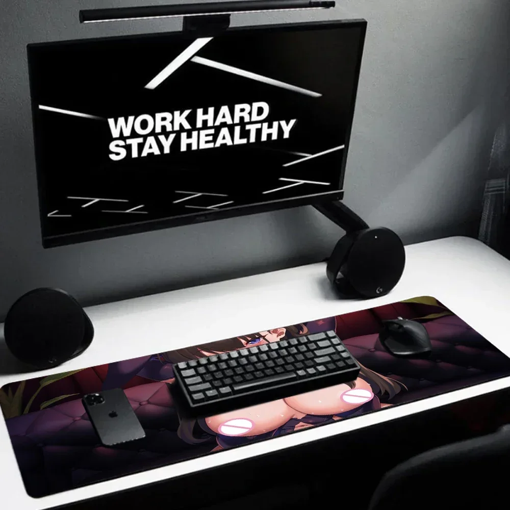 Brust Mauspad große Mauspads Erwachsenen Pad nackte Mädchen Mauspad Schreibtisch Zubehör Anime Teppich Gamer Mädchen Deskmat 80x30 Desktop-Matte